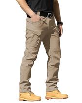 Calça Cargo Tática Impermeável Masculina LYRXXX Caqui Calça Cargo Tática Impermeável Masculina LYRXXX Caqui