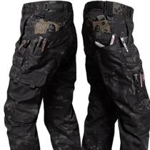 Calça Cargo Tática Masculina à Prova d'Água - Resistente, com Vários Bolsos Calça Cargo Tática Masculina à Prova d'Água - Resistente, com Vários Bolsos