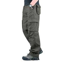 Calça Cargo Tática Masculina Camuflada - Algodão - Para Trabalho e Caminhada