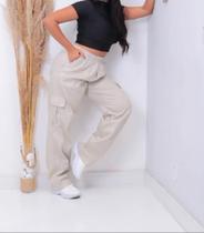 Calça cargo unissex tamanho P ao GG Calça cargo unissex tamanho P ao GG