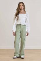Calca cargo vanilla cream bf51181126032