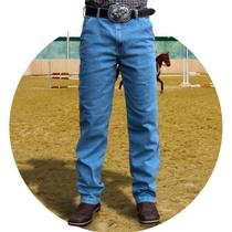 Calça carpinteira country jeans masculina rodeio boiadeiros