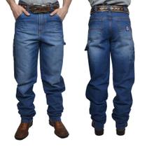 Calça Carpinteira Masculina Country Blue Bill Way Calça Carpinteira Masculina Country Blue Bill Way