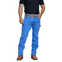 Calça Carpinteira Masculina Country Jopper Bulls - Azul Claro