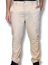 Calca casual linho acostamento 121014009 Calca casual linho acostamento 121014009