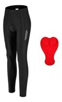 Calça Ciclismo Refletivo C/ Forro Espuma Bolso Zíper Bike Uv - Calça Ciclismo Refletivo C/ Forro Espuma Bolso Zíper Bike Uv -