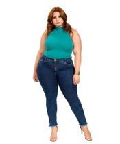 Calça Cigarrete Feminina Jeans Plus Razon Jeans Calça Cigarrete Feminina Jeans Plus Razon Jeans