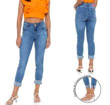 Calça Cigarrete Feminina Tanise Jeans Ref:.CA7151