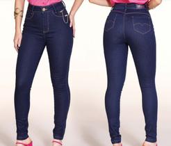 Calça Cigarrete One Jeans Basic Casual Confort Feminino Adulto Jeans - Ref 023042