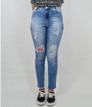 Calça Cigarrete Trancoso 75,5% Algodão, 22,5% Poliester E 2% Elastano Feminino Blufera Jeans 21050-4