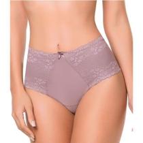 Calcinha DelRio Cinta em Cetinete com Renda 50040 - Le Lingerie