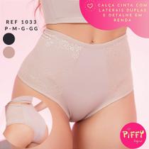 Calça Cinta com Renda e Compressão para Modelar o Corpo Calça Cinta com Renda e Compressão para Modelar o Corpo