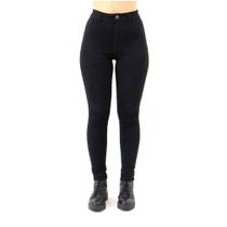 Calça Cintura Alta Feminina Preta Lady Rock