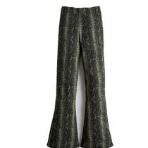 Calça Cintura Alta H Flare Animal Print Calça Cintura Alta H Flare Animal Print
