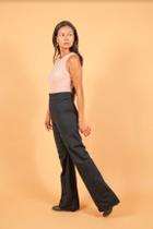 Calça Cintura Alta Malha Preta Calça Cintura Alta Malha Preta