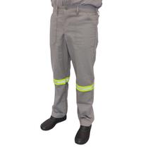 Calça Cinza Eletricista NR10 ATPV 11,0 Risco 2 Com Refletivo CA 41147 Calça Cinza Eletricista NR10 ATPV 11,0 Risco 2 Com Refletivo CA 41147