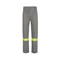 Calca Cinza NR10 com Refletivos Amarelos Tam. G CA 50305 - Vinilseg