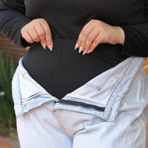 Calça Ciroula Feminina Plus Size Térmica Apeluciada Quente Moda Outono Inverno Segunda Pele 3076A