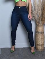 Calça classic premium amaciada levanta bumbum cos alto laycra