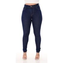 Calça classica feminina jeans amaciada escura com levanta bumbum Calça classica feminina jeans amaciada escura com levanta bumbum
