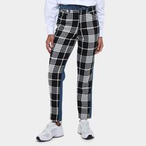 Calça Colcci Bruna Com Tweed Feminina Calça Colcci Bruna Com Tweed Feminina