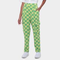 Calça Colcci Jacquard Xadrez Feminina Calça Colcci Jacquard Xadrez Feminina