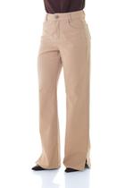 Calça Collor Feminina Arauto Wide Leg Abertura Lateral Calça Collor Feminina Arauto Wide Leg Abertura Lateral