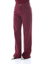 Calça Collor Feminina Arauto Wide Leg Abertura Lateral