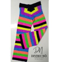 Calça Collors de crochê