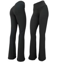 Calça colmeia Bailarina boca larga feminina