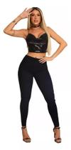 Calça Com Pedrarias Premium Pit Bull Jeans 65222 Calça Com Pedrarias Premium Pit Bull Jeans 65222