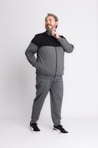 Calça com Punho e bolso Thermo Softshell Masculina Plus Size Cinza Mescla Calça com Punho e bolso Thermo Softshell Masculina Plus Size Cinza Mescla