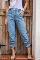 Calça Conecta Jeans Feminina Modelo Mom Florence Do 36 Ao 46