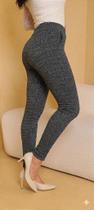 Calça Confortável Shinny Crepe de Malha Feminina com Elástico na Cintura Calça Confortável Shinny Crepe de Malha Feminina com Elástico na Cintura