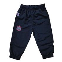 Calça Corinthians Bebê Infantil Juvenil Microfibra Oficial