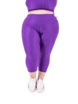 Calça corsario 3d plus size poliamida