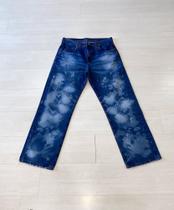 Calça Corte reto Jeans Calça Corte reto Jeans