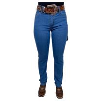 Calça Country Feminina Carpinteira Delavê Terra de Rodeio REF 057DV Calça Country Feminina Carpinteira Delavê Terra de Rodeio REF 057DV