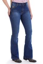 Calça Country Feminina Jeans Flare Pedraria Furtacor - Rodeo Farm