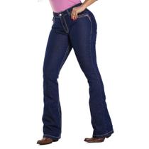 Calça Country Feminina Jeans Flare Premium PLUS SIZE Destroyed - Rodeo Farm