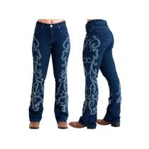 Calça Country Feminina West Dust Bootcut Com Strass - Ref. CL27674 Calça Country Feminina West Dust Bootcut Com Strass - Ref. CL27674
