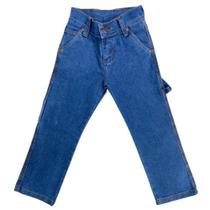 Calça Country Infantil Carpinteira Terra de Rodeio Delavê Cowboyzinho Ref:056 DV Calça Country Infantil Carpinteira Terra de Rodeio Delavê Cowboyzinho Ref:056 DV
