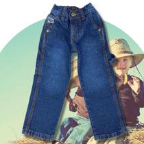 Calça Country Infantil Masculina King Farm Carpinteira Blue Kids Cowboyzinho