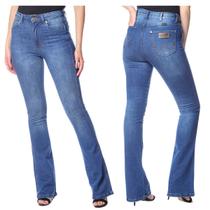 Calça Country Jeans Feminina Wrangler Urbano Flare Ref.WF2046UN