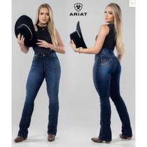 Calça Country Jeans Lycra Bordada Festa Pecuaria Vaquejada Reforçada Bot Cut