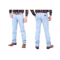 Calça Country Jeans Masculina Wrangler Azul Clara - REF: 13MWZSB36UN