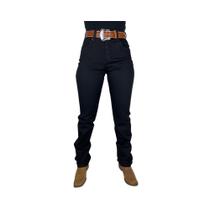Calça Country Jeans Preta Feminina Race Bull - Ref. 014PT
