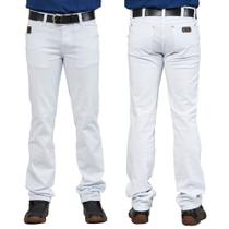 Calça Country Masculina Dock's Jeans Branco Sarja Ref. 100621-0002 Calça Country Masculina Dock's Jeans Branco Sarja Ref. 100621-0002