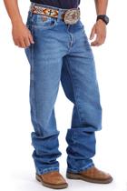 Calça Country Masculina Jeans Balão Bordado Verde Neon - Rodeo Farm