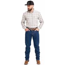 Calça Country Masculina Jeans Grosso Tradicional Reto Lycra Calça Country Masculina Jeans Grosso Tradicional Reto Lycra
